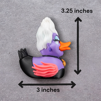 Sea Witch Ducky - Handcrafted Ursula Parody Fanart Ducky