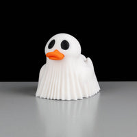 Ghost Ducky - Handcrafted Funny Duckie Dressed Up as Sheet Ghost