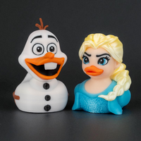 The Snow Queen and Magic Snowman Duckies - Handcrafted Parody Ducks