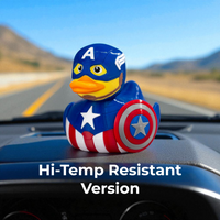 Superhero Ducky - Captain Duck America Handcrafted Parody Fanart Duckie