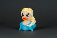 Snow Queen Ducky - Handcrafted Parody Duck, Jeep Ducking Gift for Duck Collectors